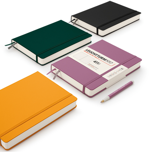 LEUCHTTURM1917 Notebook 411 A5 Hardcover – 411 Pages