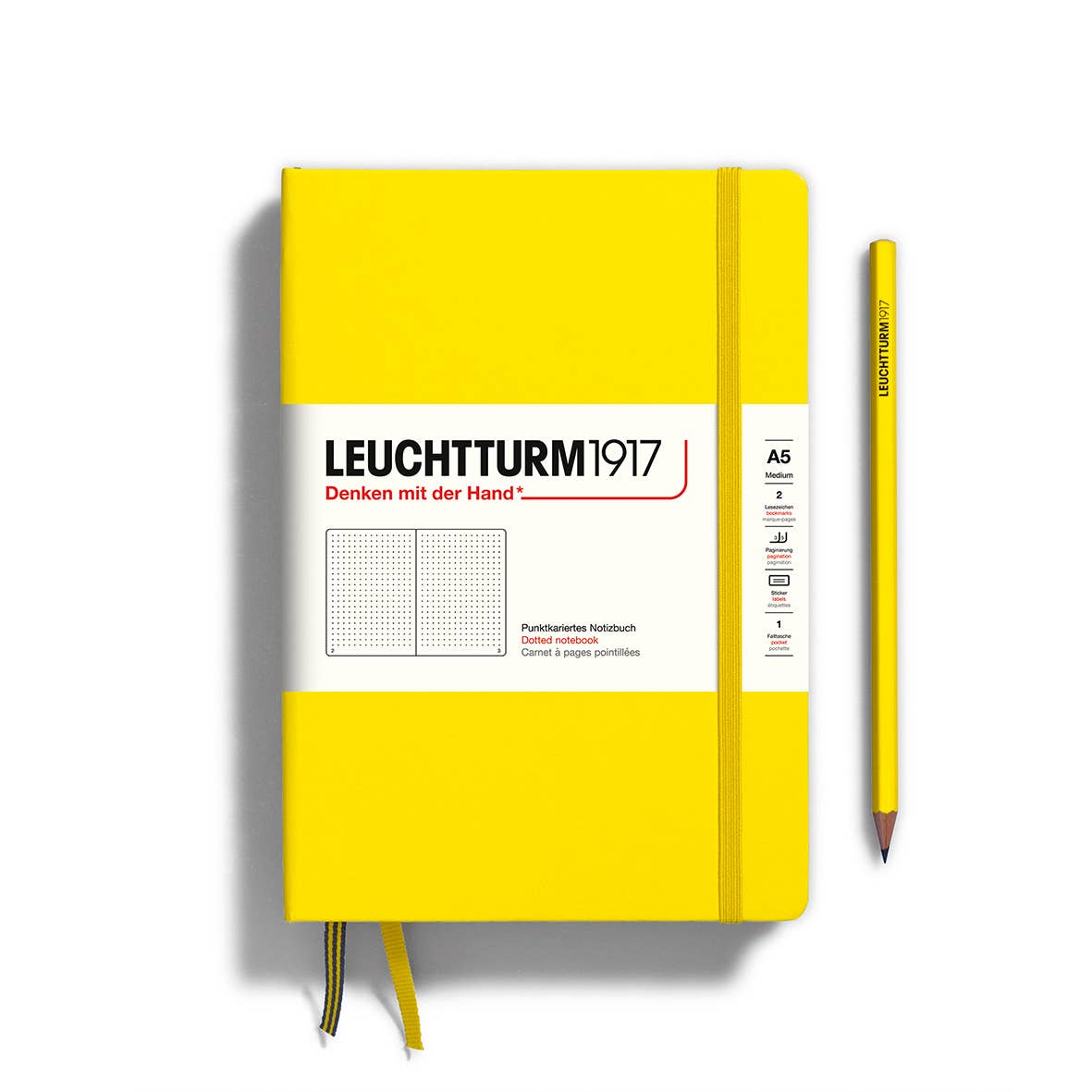 LEUCHTTURM1917 Medium A5 Notebook – Hardcover & Softcover