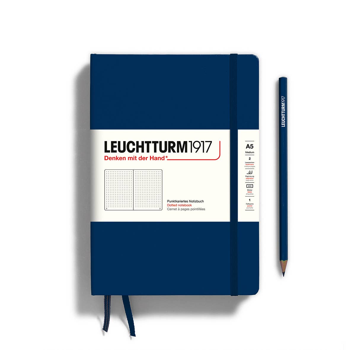 LEUCHTTURM1917 Medium A5 Notebook – Hardcover & Softcover