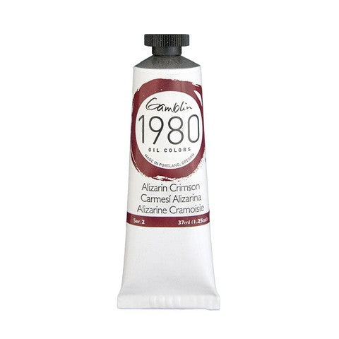 Gamblin 1980 Oil Color 37 milliliter alizarin crimson