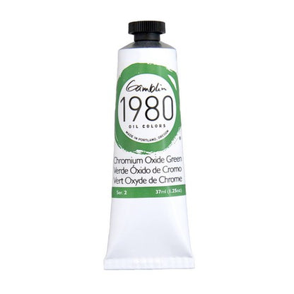 Gamblin 1980 Oil Color 37 milliliter chromium oxide green
