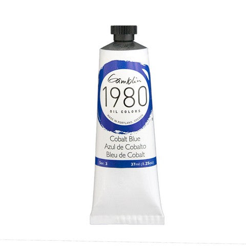 Gamblin 1980 Oil Color 37 milliliter cobalt blue