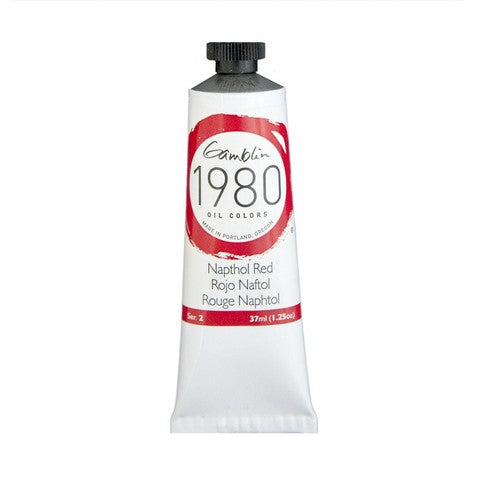 Gamblin 1980 Oil Color 37 milliliter napthol red