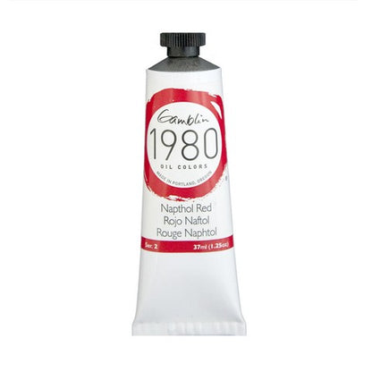 Gamblin 1980 Oil Color 37 milliliter napthol red
