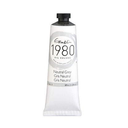 Gamblin 1980 Oil Color 37 milliliter neutral grey