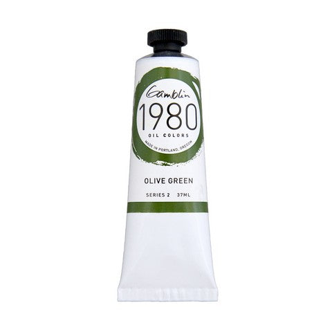 Gamblin 1980 Oil Color 37 milliliter olive green