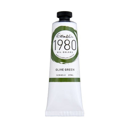 Gamblin 1980 Oil Color 37 milliliter olive green