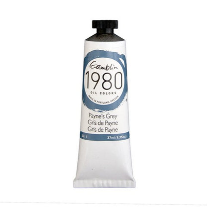 Gamblin 1980 Oil Color 37 milliliter paynes grey