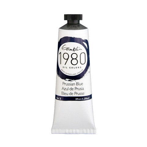 Gamblin 1980 Oil Color 37 milliliter prussian blue