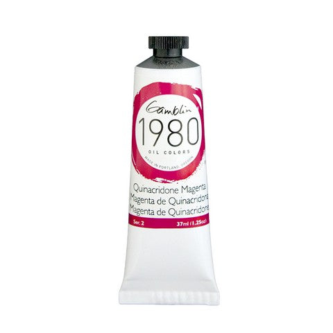 Gamblin 1980 Oil Color 37 milliliter quinacridone magneta