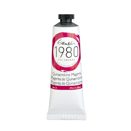 Gamblin 1980 Oil Color 37 milliliter quinacridone magneta