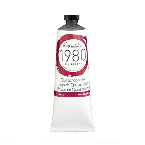 Gamblin 1980 Oil Color 37 milliliter quinacridone red