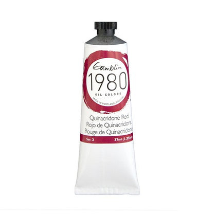 Gamblin 1980 Oil Color 37 milliliter quinacridone red