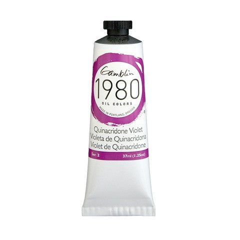 Gamblin 1980 Oil Color 37 milliliter quinacridone violet