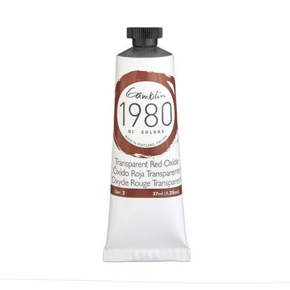 Gamblin 1980 Oil Color 37 milliliter transparent red oxide