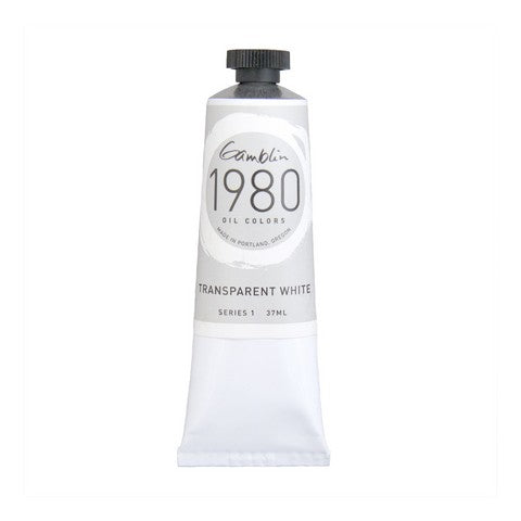 Gamblin 1980 Oil Color 37 milliliter transparent white
