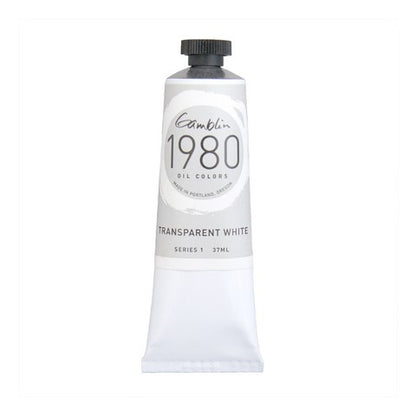 Gamblin 1980 Oil Color 37 milliliter transparent white