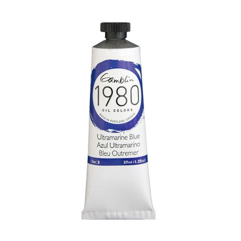 Gamblin 1980 Oil Color 37 milliliter ultramarine blue