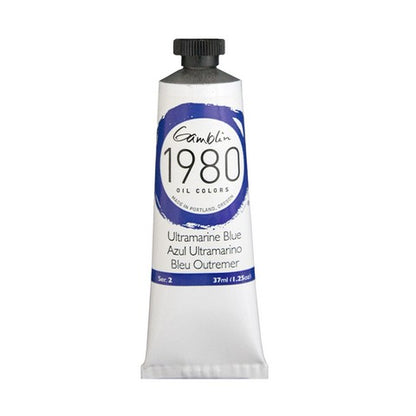 Gamblin 1980 Oil Color 37 milliliter ultramarine blue