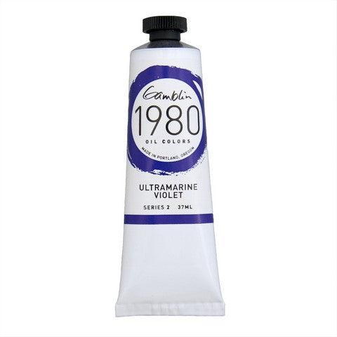 Gamblin 1980 Oil Color 37 milliliter ultramarine violet