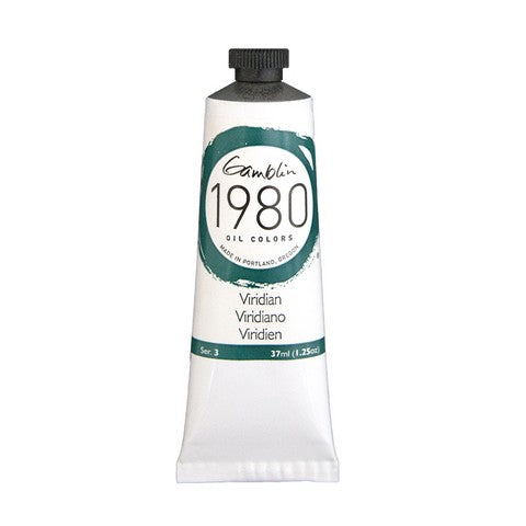 Gamblin 1980 Oil Color 37 milliliter viridian