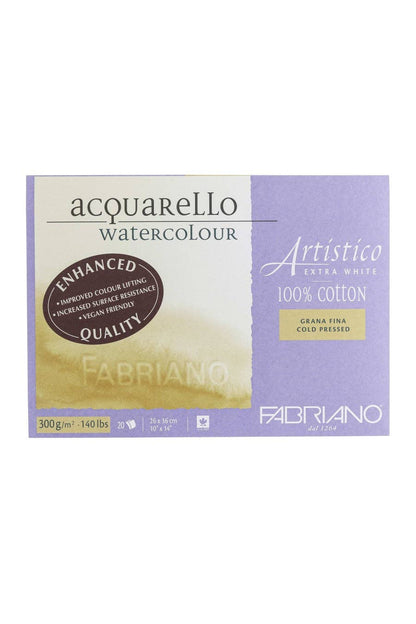 Fabriano Acquarello Watercolour paper box on a white background