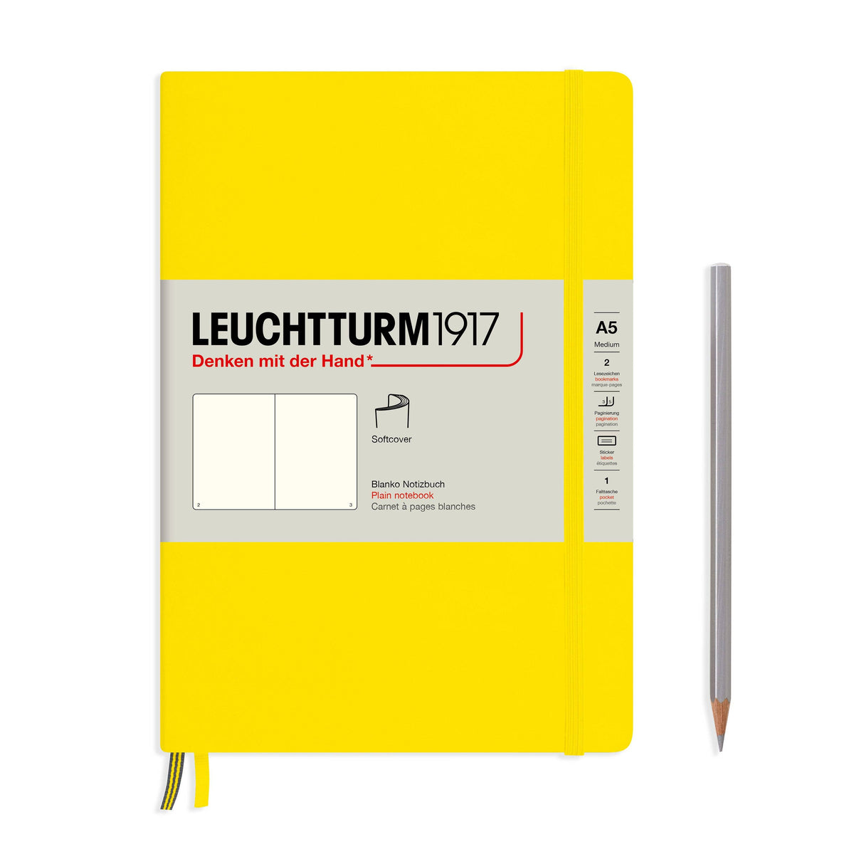 LEUCHTTURM1917 Medium A5 Notebook – Hardcover & Softcover