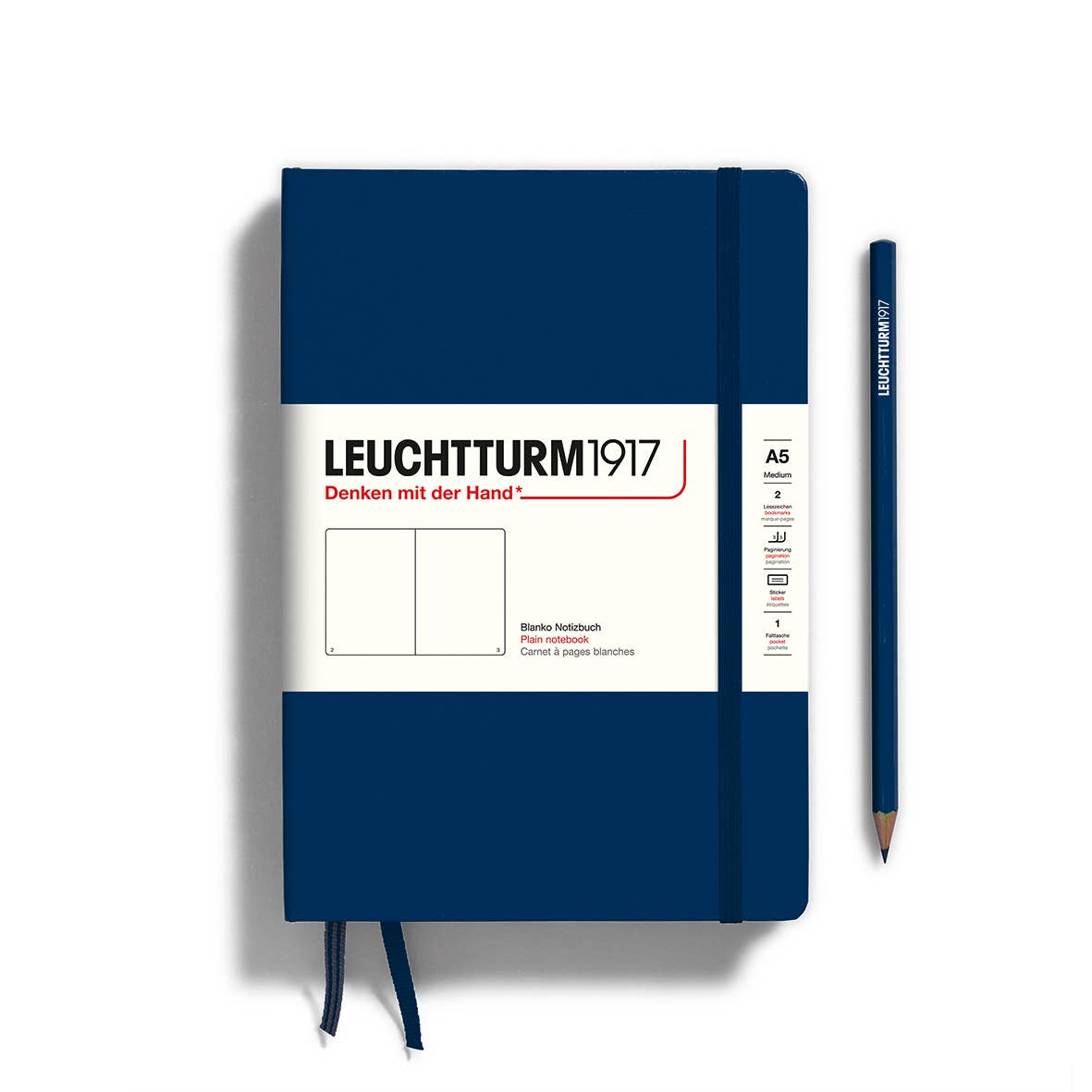 LEUCHTTURM1917 Medium A5 Notebook – Hardcover & Softcover