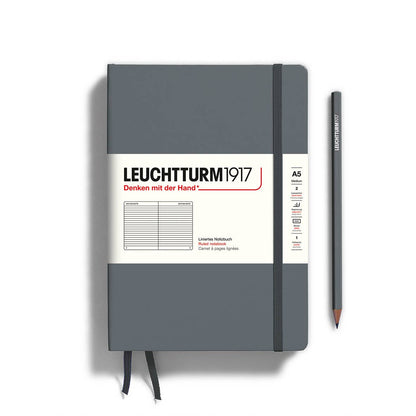LEUCHTTURM1917 Medium A5 Notebook – Hardcover & Softcover