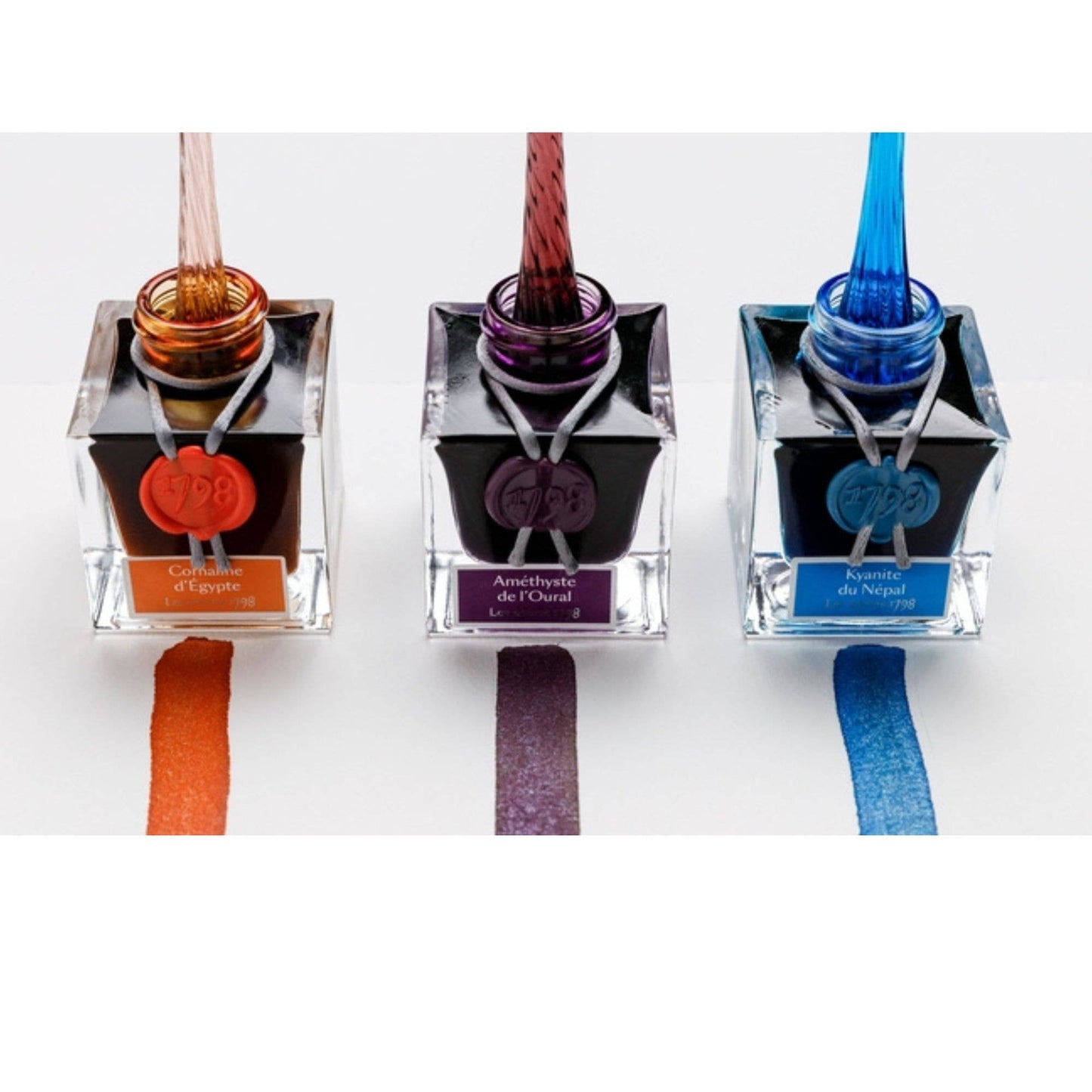 Herbin 1798 Anniversary Inks With Silver Shimmer