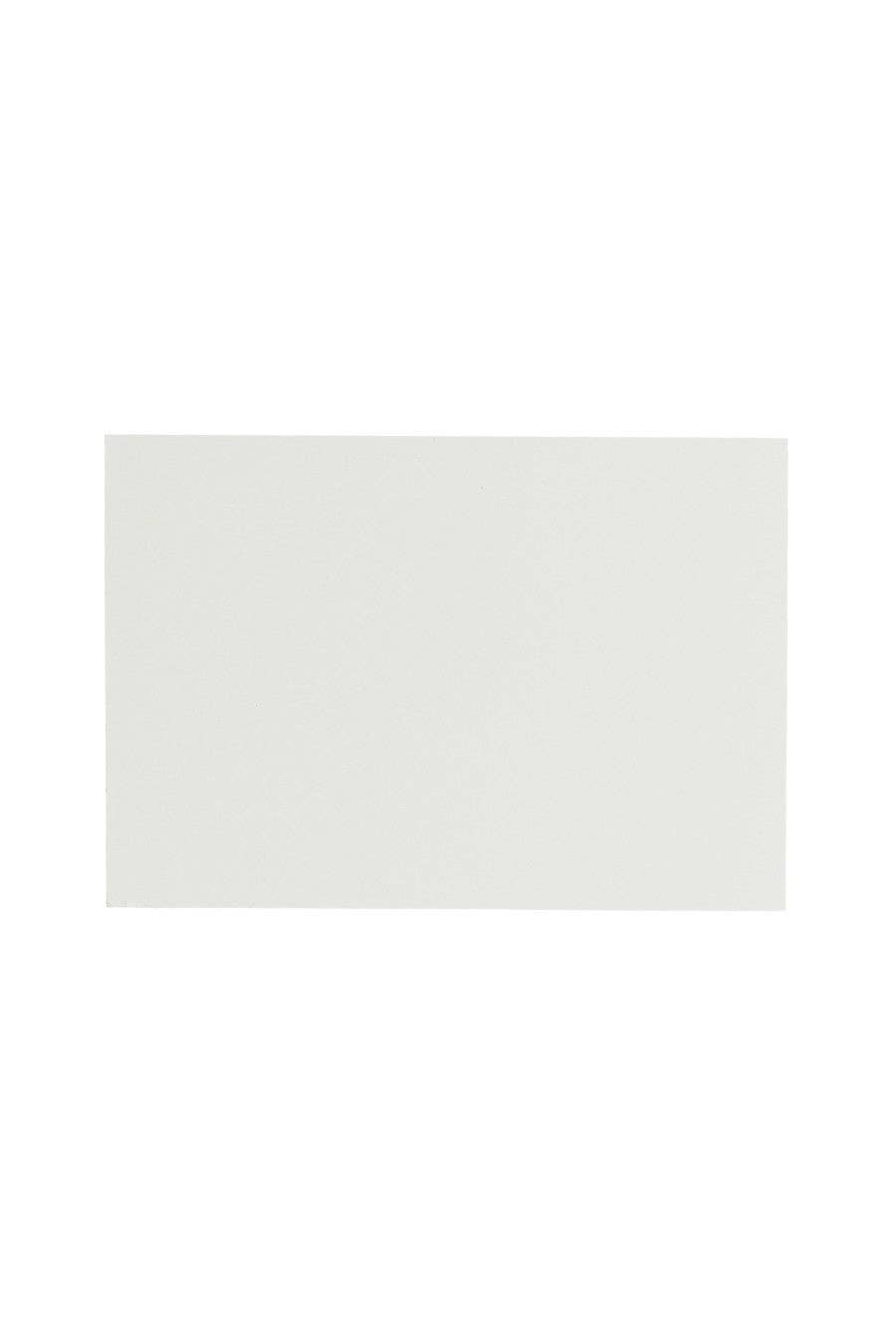 White rectangular object on a white background