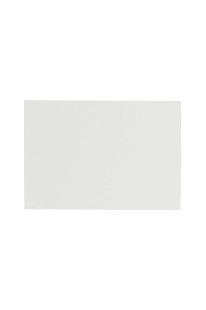 White rectangular object on a white background
