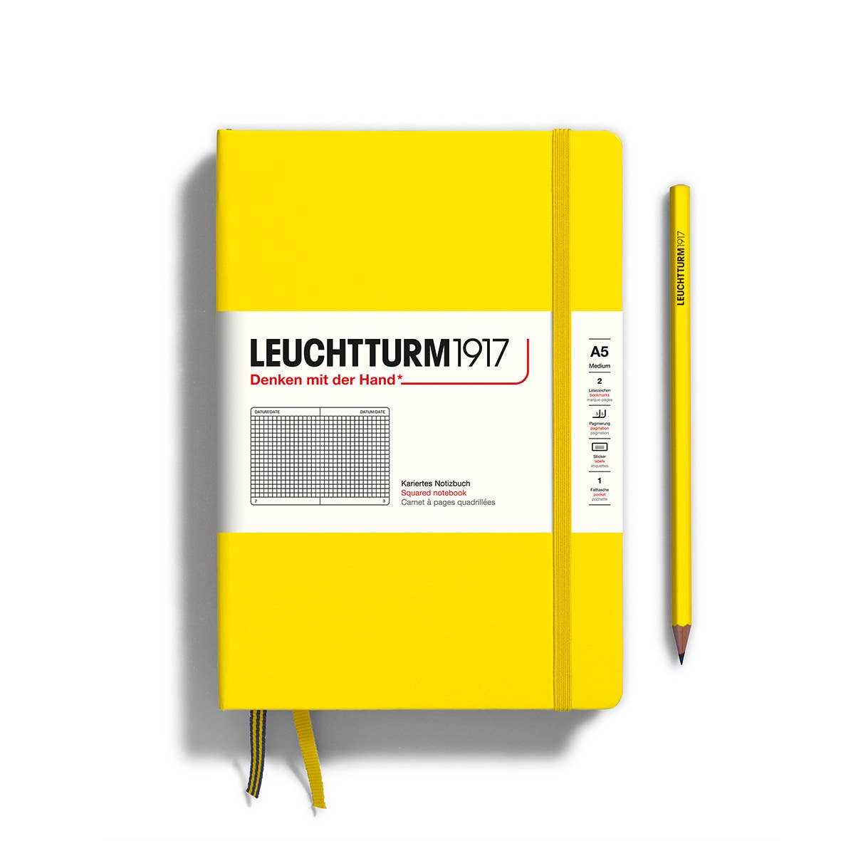 LEUCHTTURM1917 Medium A5 Notebook – Hardcover & Softcover