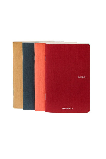 Fabriano EcoQua Pocket-Sized Notebook, 4 Notebook Pack