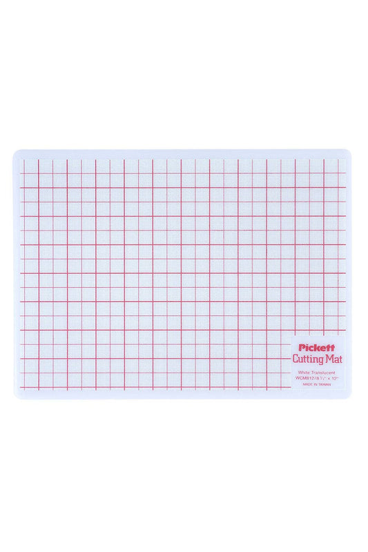 Pickett White Self-Healing Cutting Mat, 8-1/2" x 12"