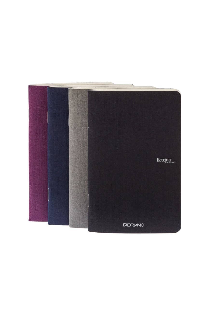 Fabriano EcoQua Pocket-Sized Notebook, 4 Notebook Pack