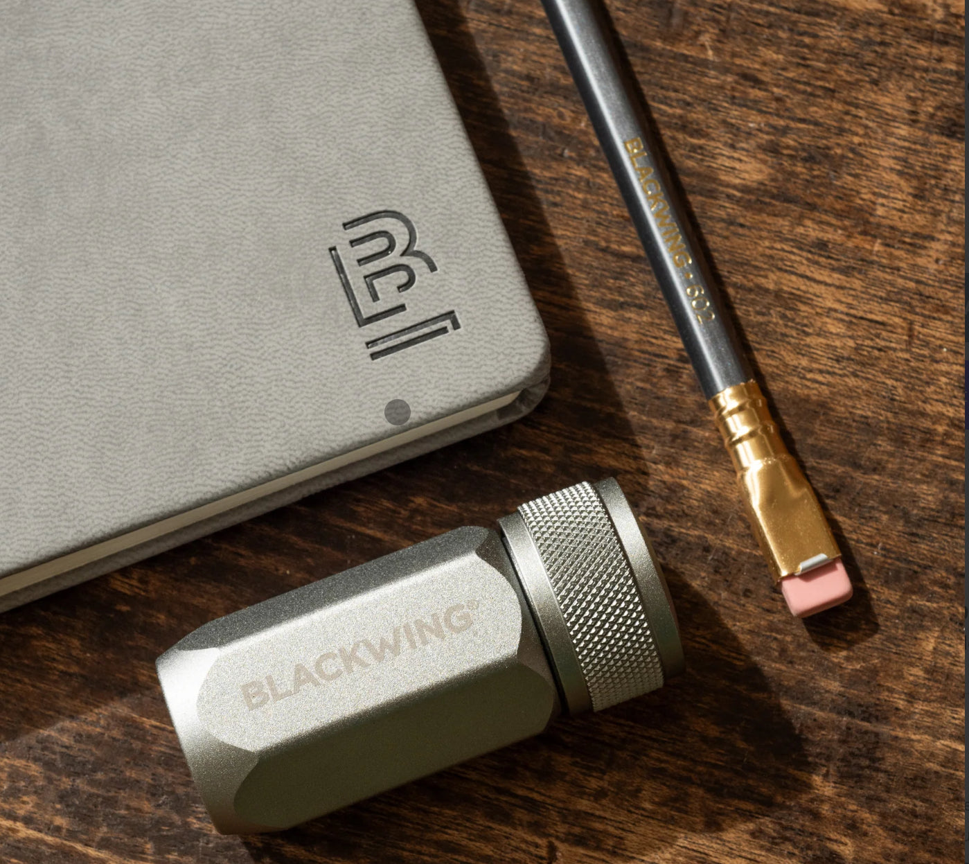 Blackwing One-Step Long Point Sharpener - Durable Aluminum with German Steel Blade