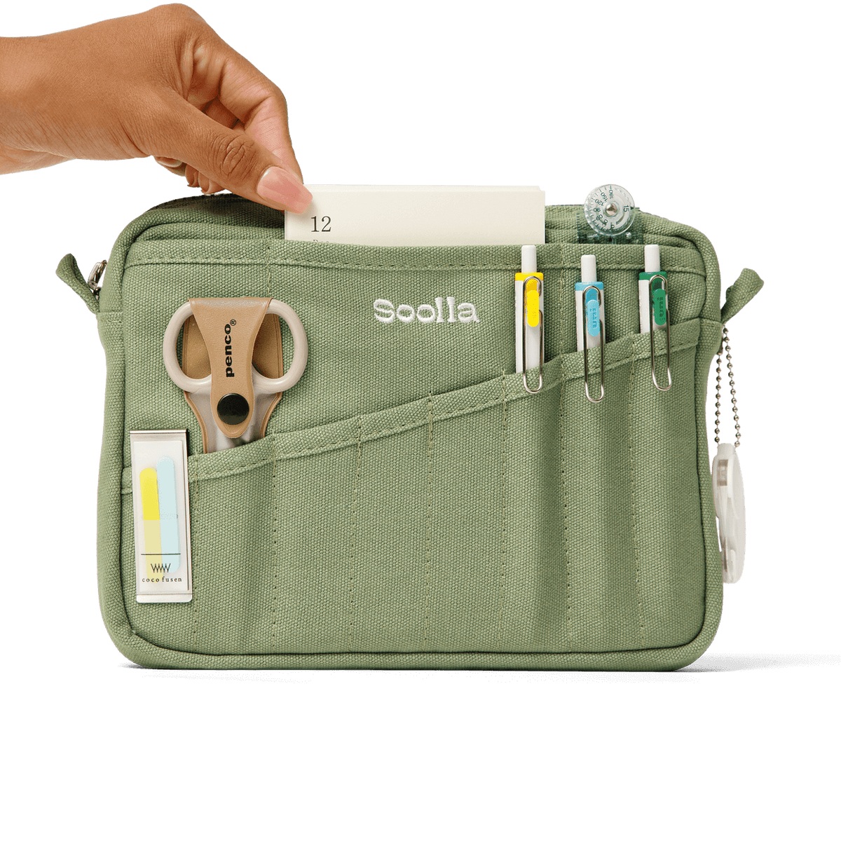 Soolla® Studio Pouch, Becca Sands Edition (Stationery Pouch)