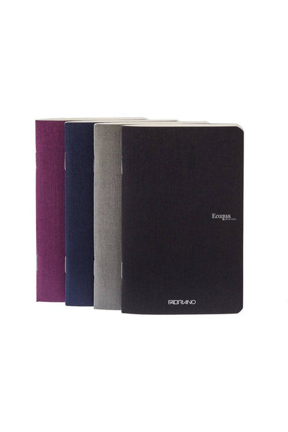 Fabriano EcoQua Pocket-Sized Notebook, 4 Notebook Pack