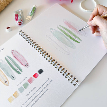 Watercolor Workbooks By Emily Lex Studio  — practice lessons, exercises and study projects