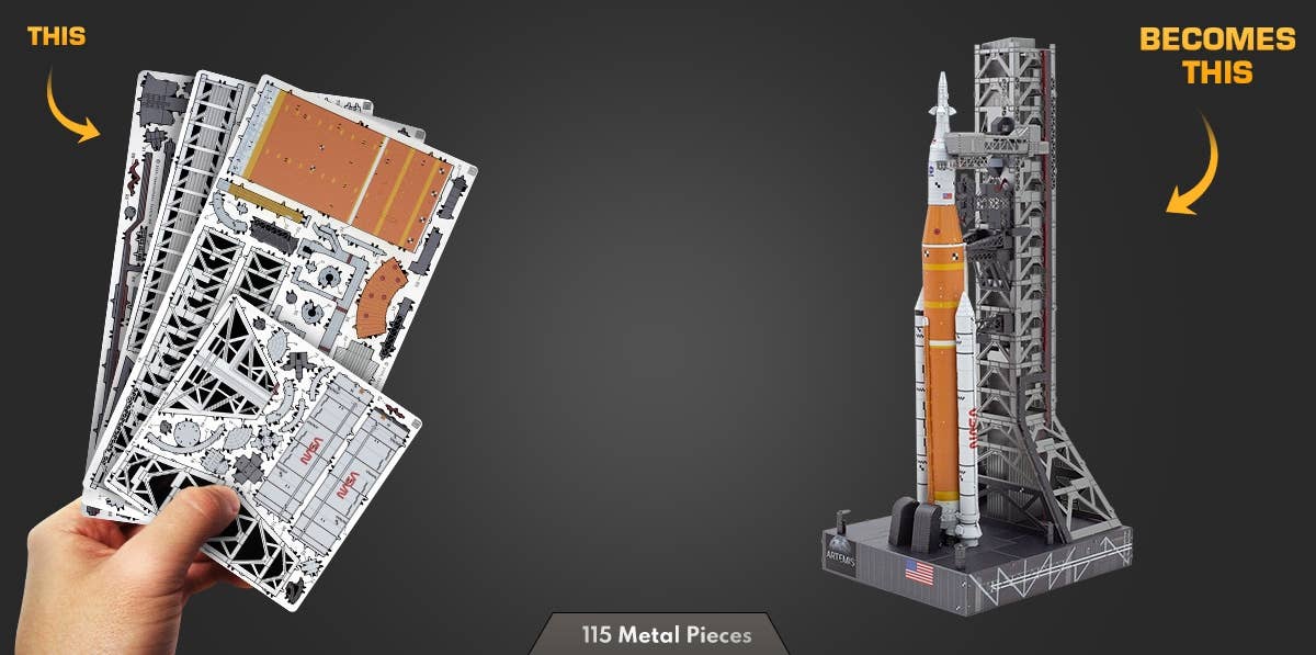 Artemis Moon Rocket - Premium Series Metal Earth