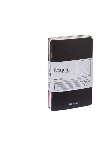 Fabriano EcoQua Pocket-Sized Notebook, 4 Notebook Pack