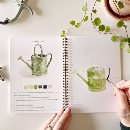 Watercolor Workbooks By Emily Lex Studio  — practice lessons, exercises and study projects
