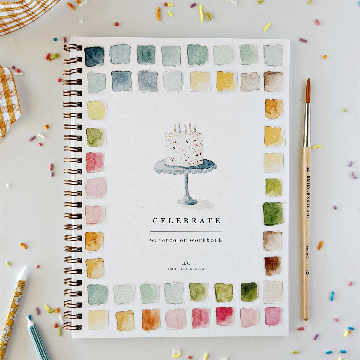 Watercolor Workbooks By Emily Lex Studio  — practice lessons, exercises and study projects