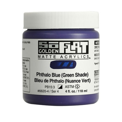 Golden SoFlat Matte Acrylic Paint, Professional Matte Acrylics for Artists