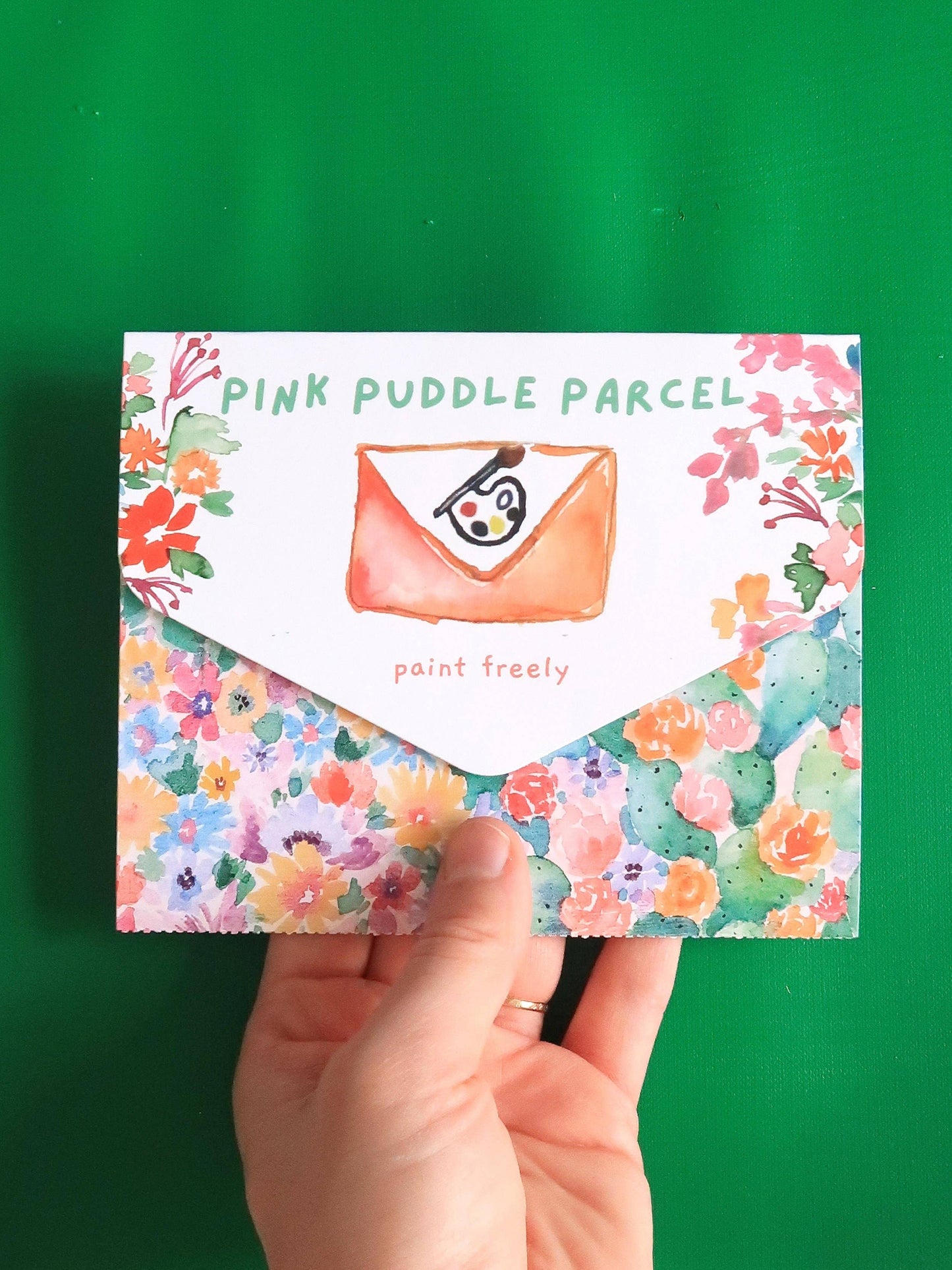 Rose Flowers Landscape Watercolor Paint by Number DIY  Kit