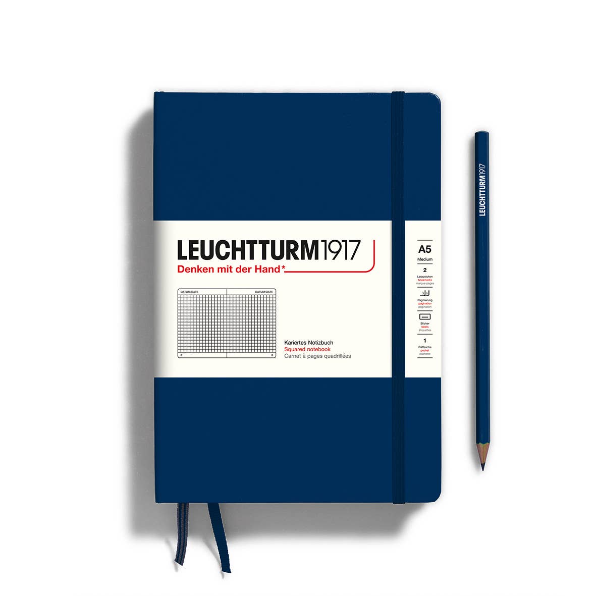 LEUCHTTURM1917 Medium A5 Notebook – Hardcover & Softcover