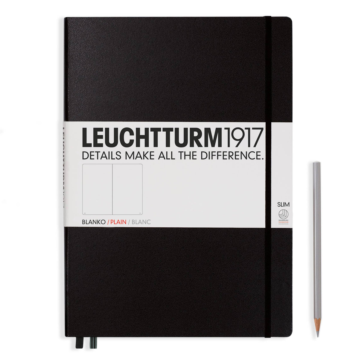 LEUCHTTURM1917 Master Slim Notebook A4+ – 123 Pages