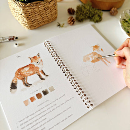 Watercolor Workbooks By Emily Lex Studio  — practice lessons, exercises and study projects