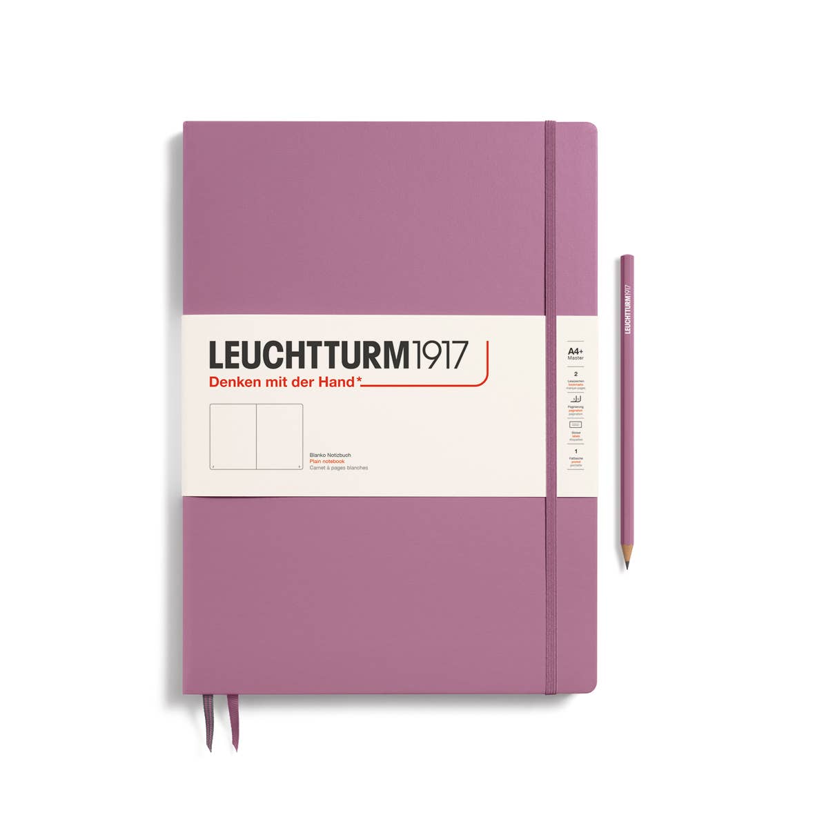 LEUCHTTURM1917 Master Slim Notebook A4+ – 123 Pages